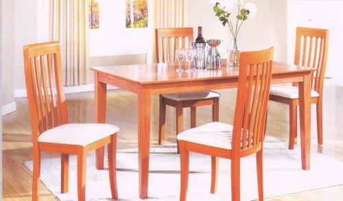 BEAUTIFUL CHERRY FINISH DINING PADDED CHAIRS