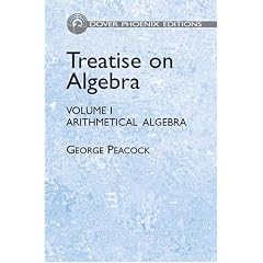 Treatise on Algebra: Vol 1 (Treatise on Algebra)