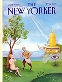 'Modern Day Mythology' Cover print by Pamela Paparone, Published in The New Yorker on 6/29/1992 Large Matted- 16" x 22"