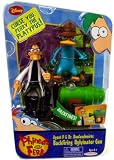 Disney Phineas and Ferb Agent P & Dr. Doofenshmirtz Backfiring Uglyinator Gun Figure 2-Pack