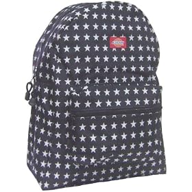 Buy 15 Dickies Backpack Black with White Stars