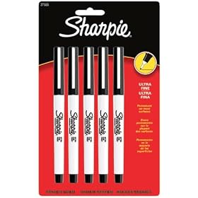 Sharpie Ultra Fine 5 pack Black by Sharpie