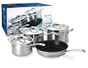 Three-ply 4 Piece Saucepan Set