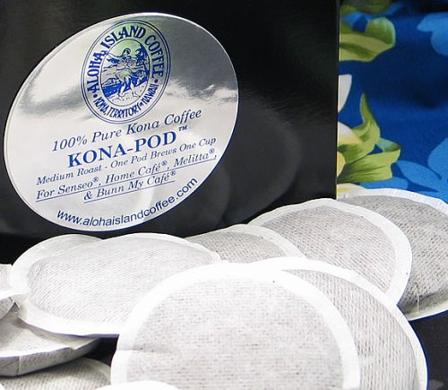 Exclusive The Prestige of Aloha Island 100% Pure Kona Coffee Pods! Extra Smooth MEDIUM ROAST 18 KONA PODS!