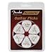 Musical Instruments : Fender Premium White Pearl Guitar Picks 12 pk.