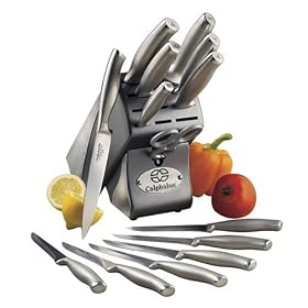 Calphalon Contemporary Stainless-Steel 15-Piece Knife Block Set by Calphalon