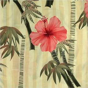 Bamboo Hibiscus Hawaiian Aloha Sarong Dress