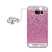 Samsung Galaxy S6 Case-Aurora Samsung S6 Luxury Bling Diamond with Crystal Rhinestone Handmade Hard PC Case Cover for Samsung Galaxy S6 (samsung galaxy s6, Pink)