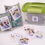 Art Night OutTM Drilled Sea Glass Event Refill Kit Contains 1 Pound of a Sea Glass/Pottery Mix to Make 4 Pair of Earrings