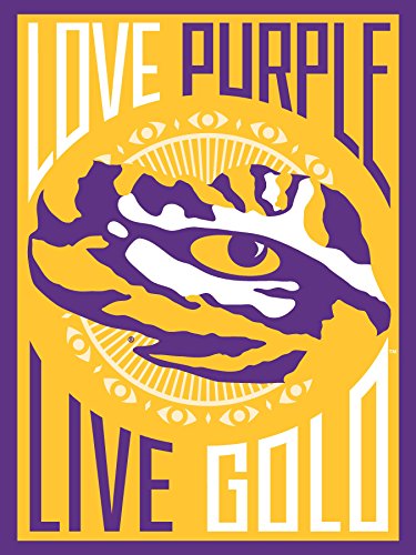LSU Tigers Pop Art 24x18 Football Poster Authentic Team Spirit Store Product