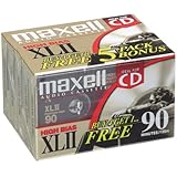 Xlii 90 High Bias Audio Cassette Tape -5-Pack
