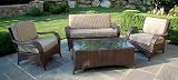 Alfresco Home Monterey All Weather Wicker Deep Seating Group