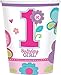 Paper Cups | 1st Birthday Girl | Flowers and Butterflies Collection
