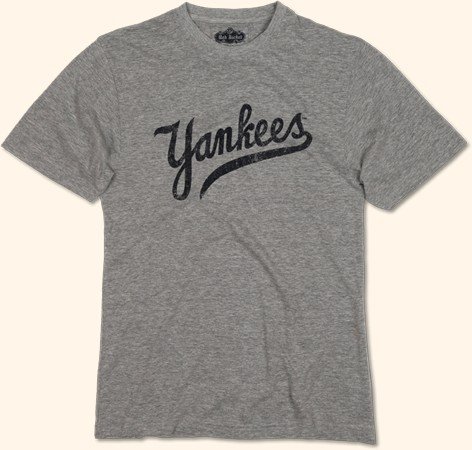 New York Yankees Vintage Logo T-Shirt by Red Jacket Size L