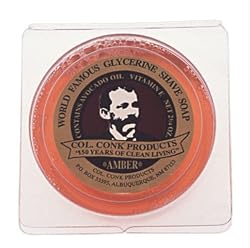 Colonel Ichabod Conk Amber Glycerine Bar Shave Soap 2.25 Oz.