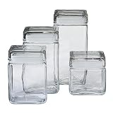 4-pc. Square Canister Set