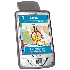 Typhoon Myguide 3500 Mobile PDA inklusive Falk Navigationssoftware Pocket PC Navigationssystem (D vorinstalliert A,CH auf CD)
