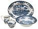 Churchill China Brook Blue 5-Piece Dinnerware Completer Set