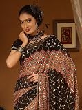 Black Fashion Party Designer Cocktail Sari India Saree