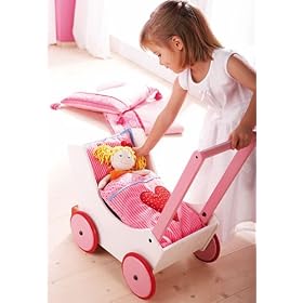 Haba Doll Pram Hearts