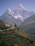Ama Dablam and its Minor Peak Photographic Poster Print by Michael Klesius, 42x56