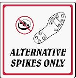 12 x 12 Alternative Spikes Only Information Sign