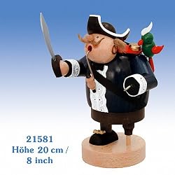 Christmas Smoker - Pirate (8 inches)