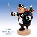 Christmas Smoker - Pirate (8 inches)