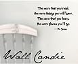 New Dr. Seuss Quote Vinyl wall Art Decal Decor "The more that"