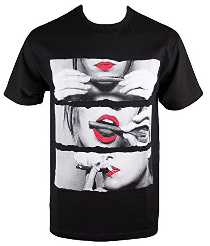 Sexy Girl Rolling Blunt Men's T Shirt