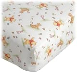 Lazy Day Pooh Crib Sheet