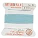 Griffin Silk Beading Cord Size 4 Light Blue Turquoise