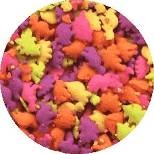 Dinosaurs Cake Decorations - Assorted Colors DINOSAURS EDIBLE Candy Confetti Sprinkles for... by Lucks