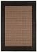 2' x 3'7 Checkered Field Cocoa Black Indoor/Outdoor Area Rug