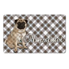 Bl�mchen & KO Fr�hst�cksbrett Mopsfidel, Melamin, Retro-Look, Neu