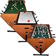 3 IN 1 ROTATING TABLE GAME - BILLIARDS, AIR HOCKEY, FOOSBALL