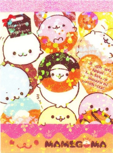 Mamegoma baby seals mini Memo Pad