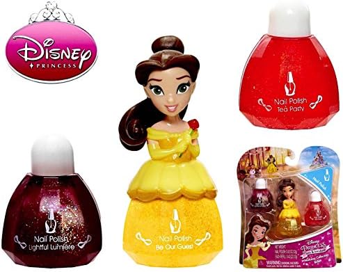 Disney Princess Beauty &amp; The Beast Belle Nail Polish 3 Pack