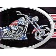 Large USA American Flag Chopper Motorcycle Patch Biker