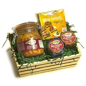 Elevages Perigord French Gourmet Gift Basket - Cassoulet - Duck Pate - Rillettes by Palme d'or