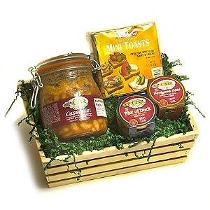 Elevages Perigord French Gourmet Gift Basket - Cassoulet - Duck Pate - Rillettes by Palme d'or