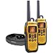 Uniden GMR3689-2CK 36-Mile GMRS TRU Waterproof Two-Way Radios with Headset Jack,two radios (Yellow)