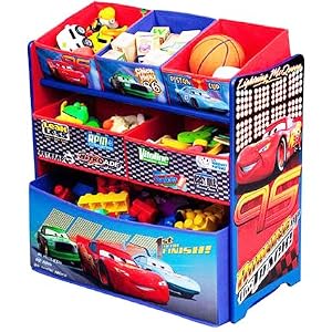 Disney Pixar Cars Multi Bin Toy Box Organizer