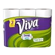 Viva Paper Towels, White, Big Roll, Choose-A-Size, White (3 Rolls)