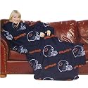 Chicago Bears Adult Comfy Throw Blanket with Sleeves