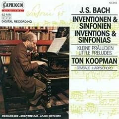 Bach: Inventions & Sinfonias, Little (6) Preludes