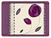 from I Style My Home I Style My Home Mackintosh Rose Plum Placemats Model PMO1149X4-AMZ