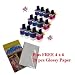 (12 Pcs + Free 4 X6 Inkjet Paper) Compatible Brother Lc41bk, Lc41c, Lc41m, Lc41y Combo / 3 Black & 3 Each of Yellow / Cyan / Magenta Inkjet Cartridges for Dcp-110c, Dcp-120c, Mfc-210c, Mfc-3240c, Mfc-3340cn, Mfc-410cn, Mfc-420cn, Mfc-5440cn, Mfc-5840cn, Mfc-620cn, Mfc-640cw, Mfc-820cw, Intellifax 1840c, Intellifax 1940cn, Intellifax 2440c - Lc41 Ink