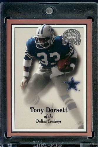 2000 Fleer Greats of the Game Football Card # 3 Tony Dorsett Dallas Cowboys Mint Condition - Shipped In Protective ScrewDown Case!