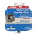 Leviton 5996-CL 1-Gang Raintight While in Use Standard Cover, for Duplex Receptacles, Horizontal Mount, Gray Base, Clear Cover